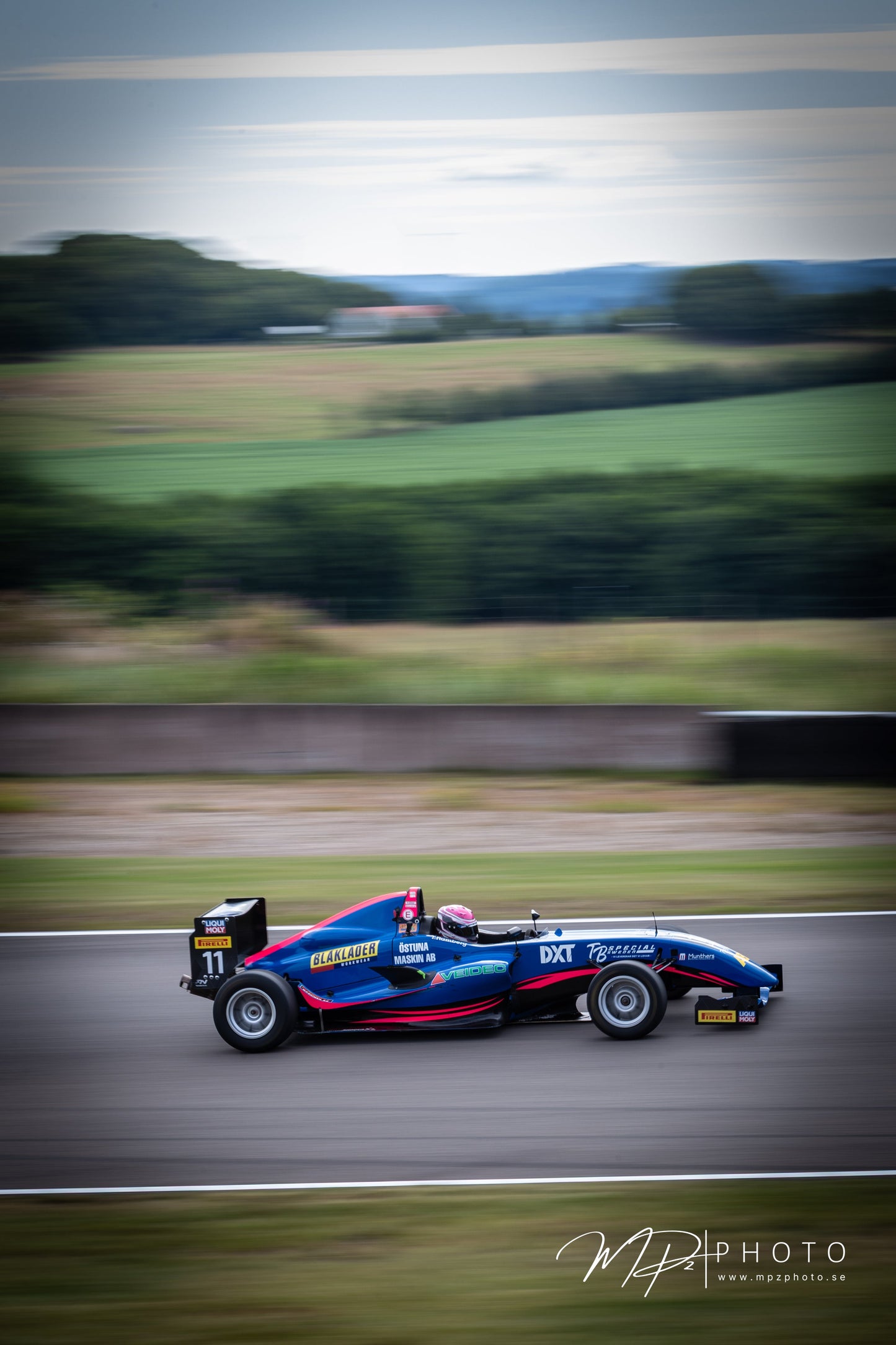 Thindra Ramberg #11 – Västkustloppet 2026 (Falkenbergs motorbana). Foto: MPzPhoto.