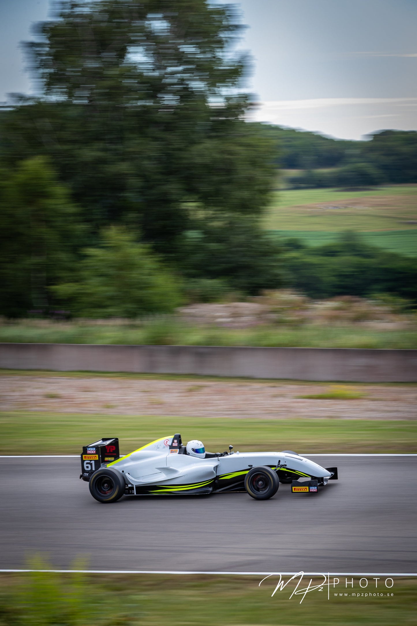 Robin Hafström #61 – Västkustloppet 2026 (Falkenbergs motorbana). Foto: MPzPhoto.