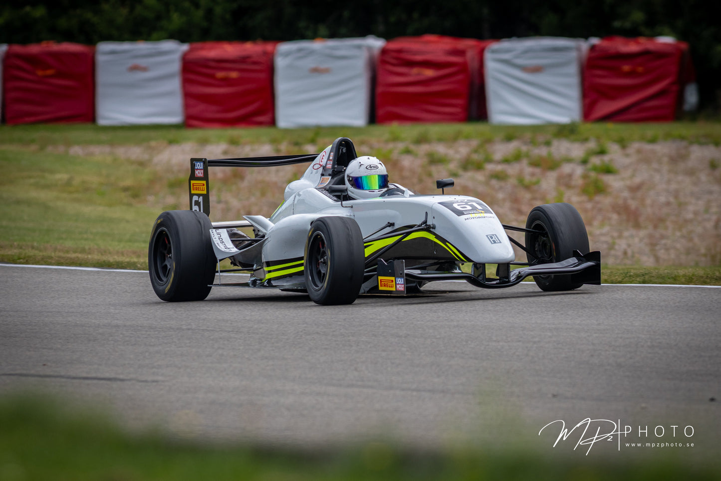 Robin Hafström #61 – Västkustloppet 2026 (Falkenbergs motorbana). Foto: MPzPhoto.