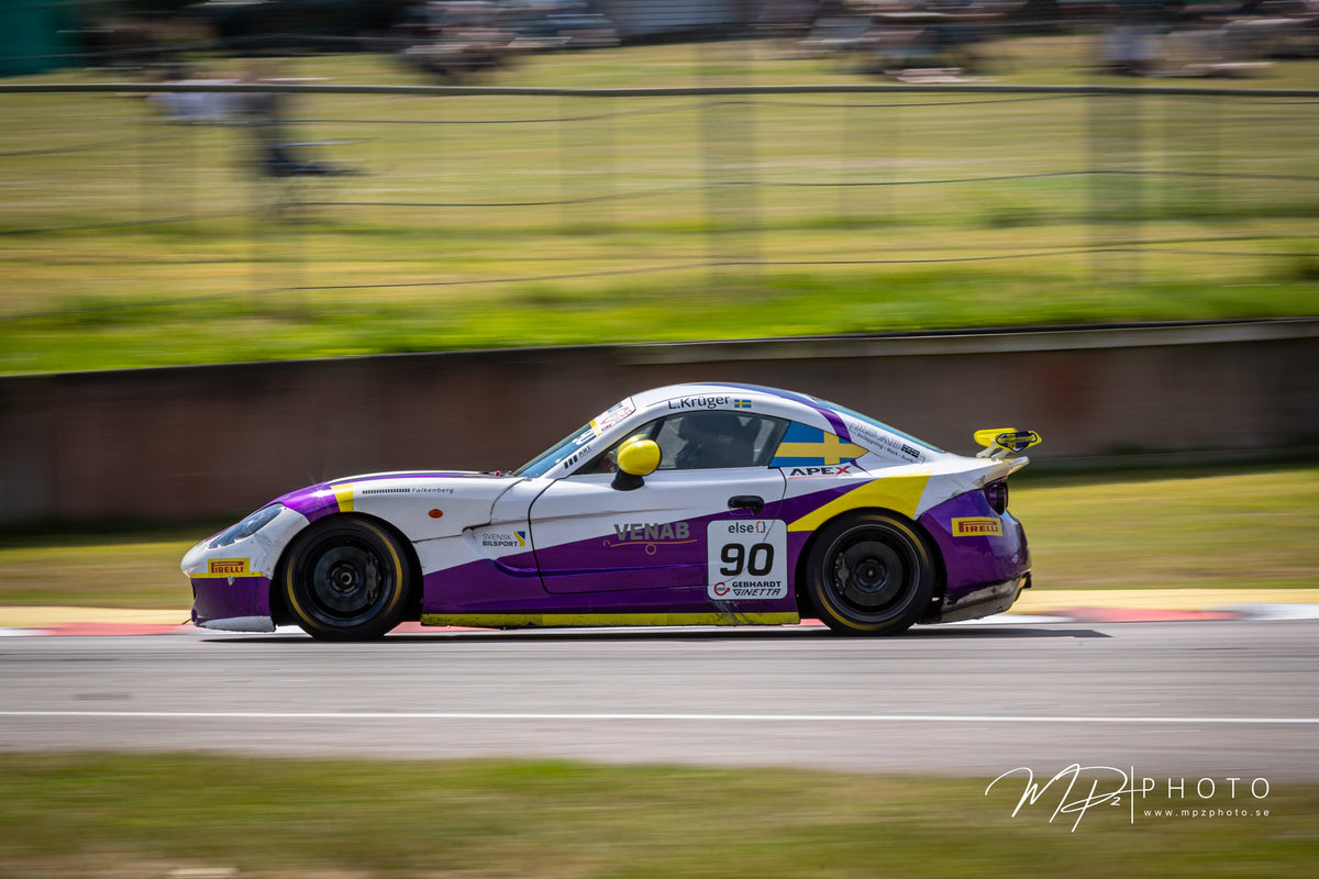 Lennart Krüger #90 – Västkustloppet 2026 (Falkenbergs motorbana). Foto: MPzPhoto.