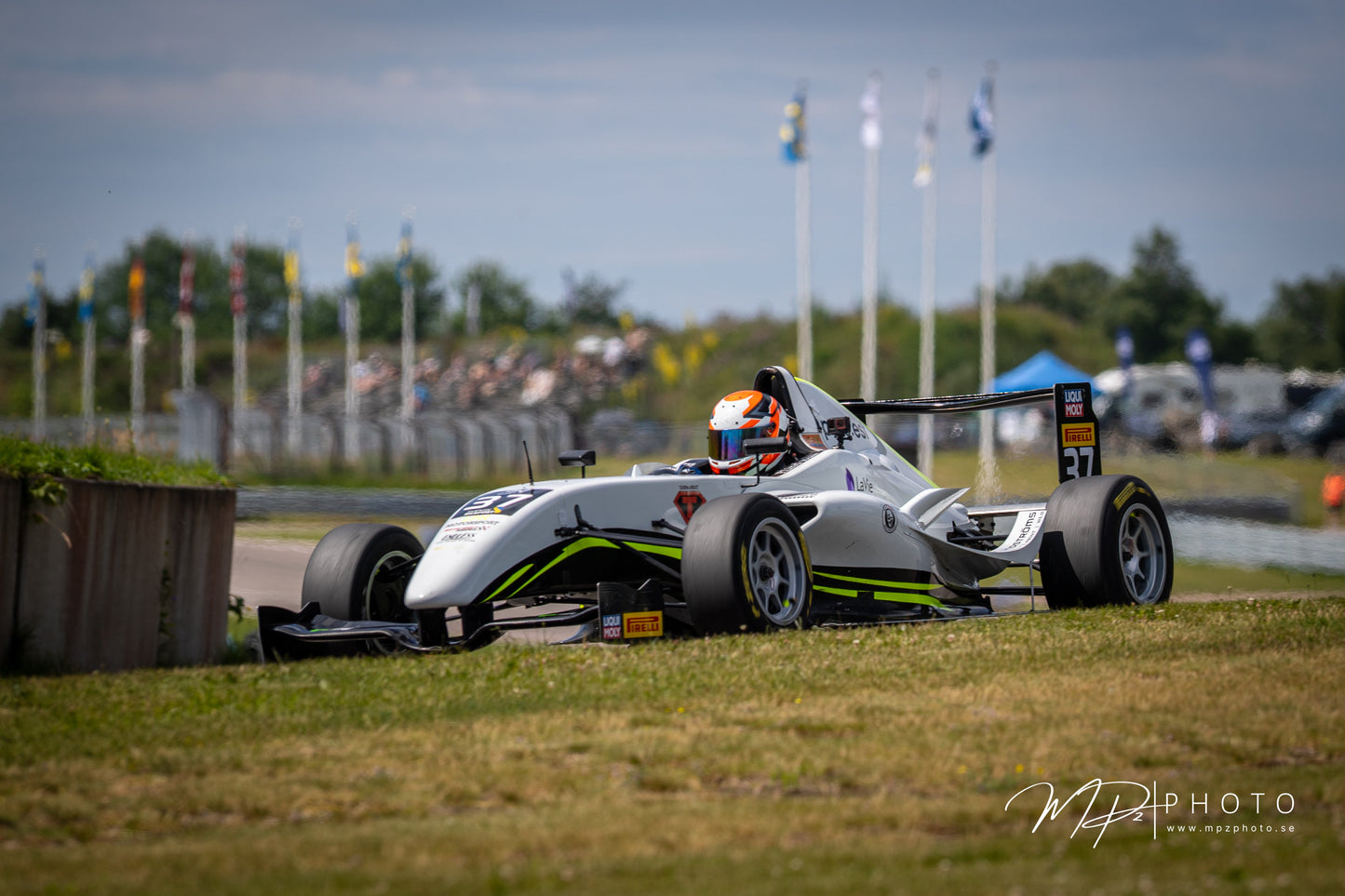 Fredrik Lindholm #37 – Västkustloppet 2026 (Falkenbergs motorbana). Foto: MPzPhoto.