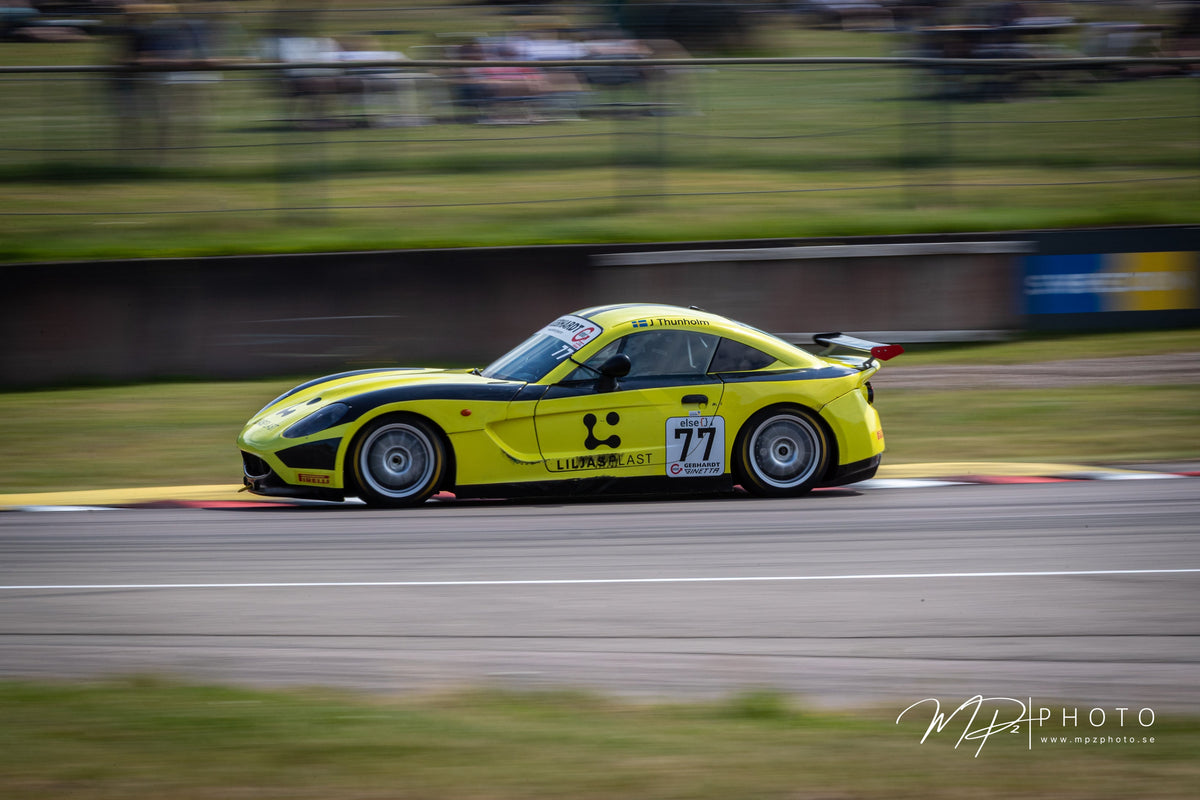 Johan Thunholm #77 – Västkustloppet 2026 (Falkenbergs motorbana). Foto: MPzPhoto.