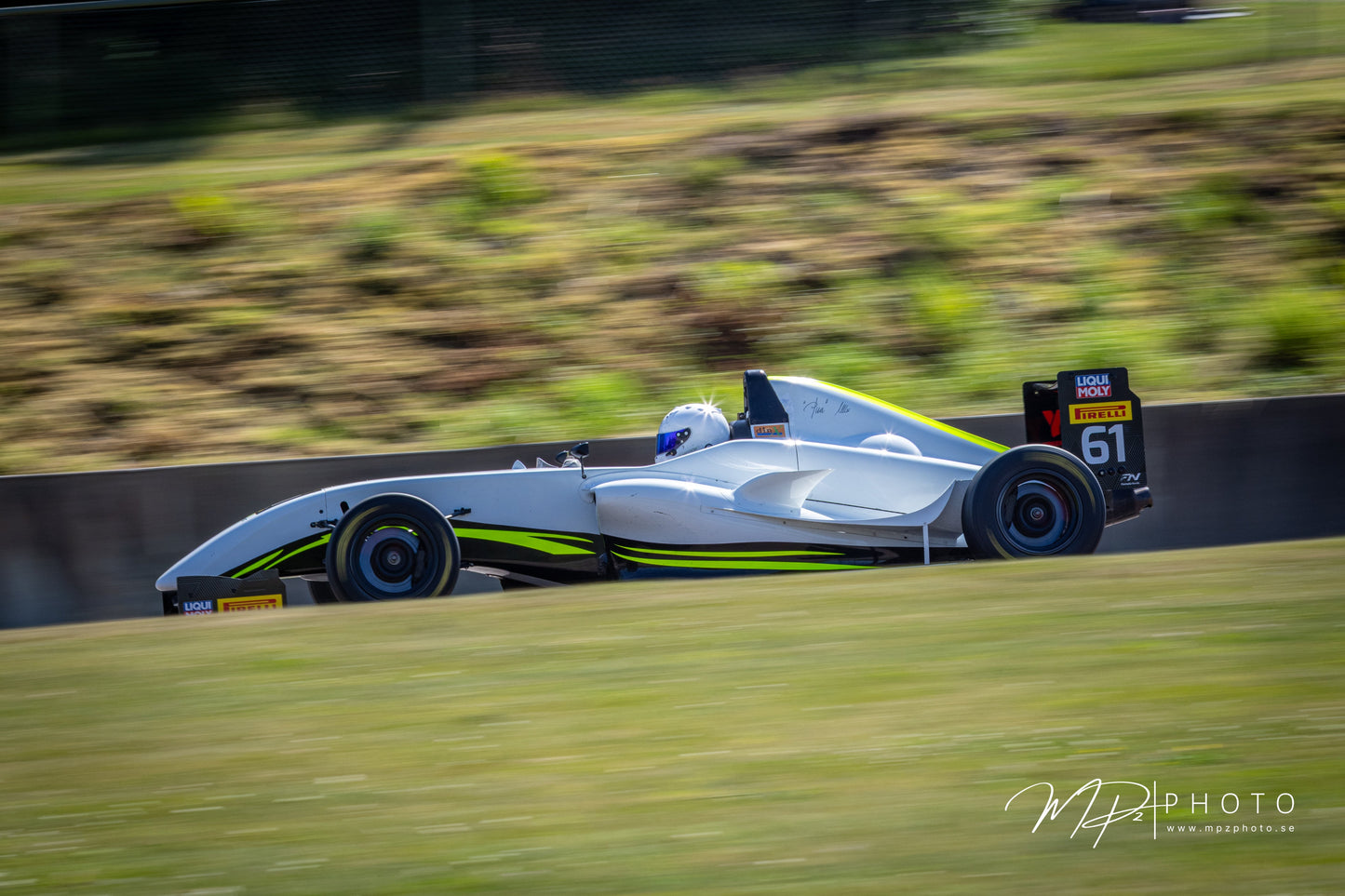 Robin Hafström #61 – Västkustloppet 2026 (Falkenbergs motorbana). Foto: MPzPhoto.