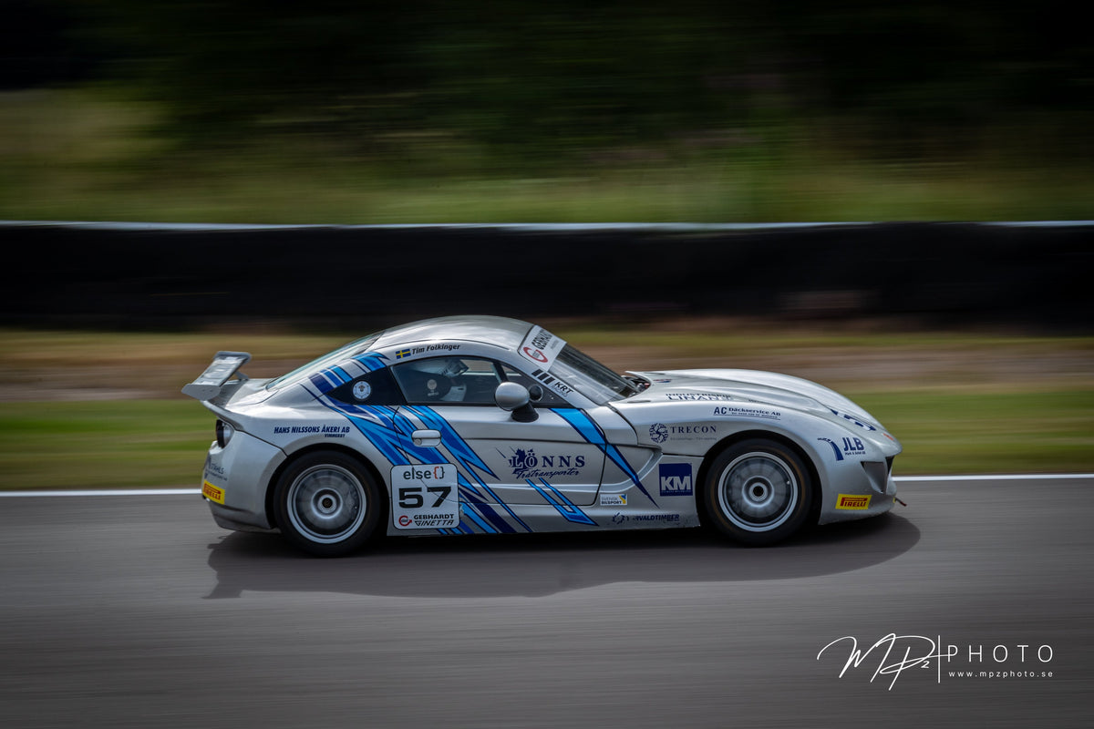 Tim Folkinger #57 – Västkustloppet 2026 (Falkenbergs motorbana). Foto: MPzPhoto.