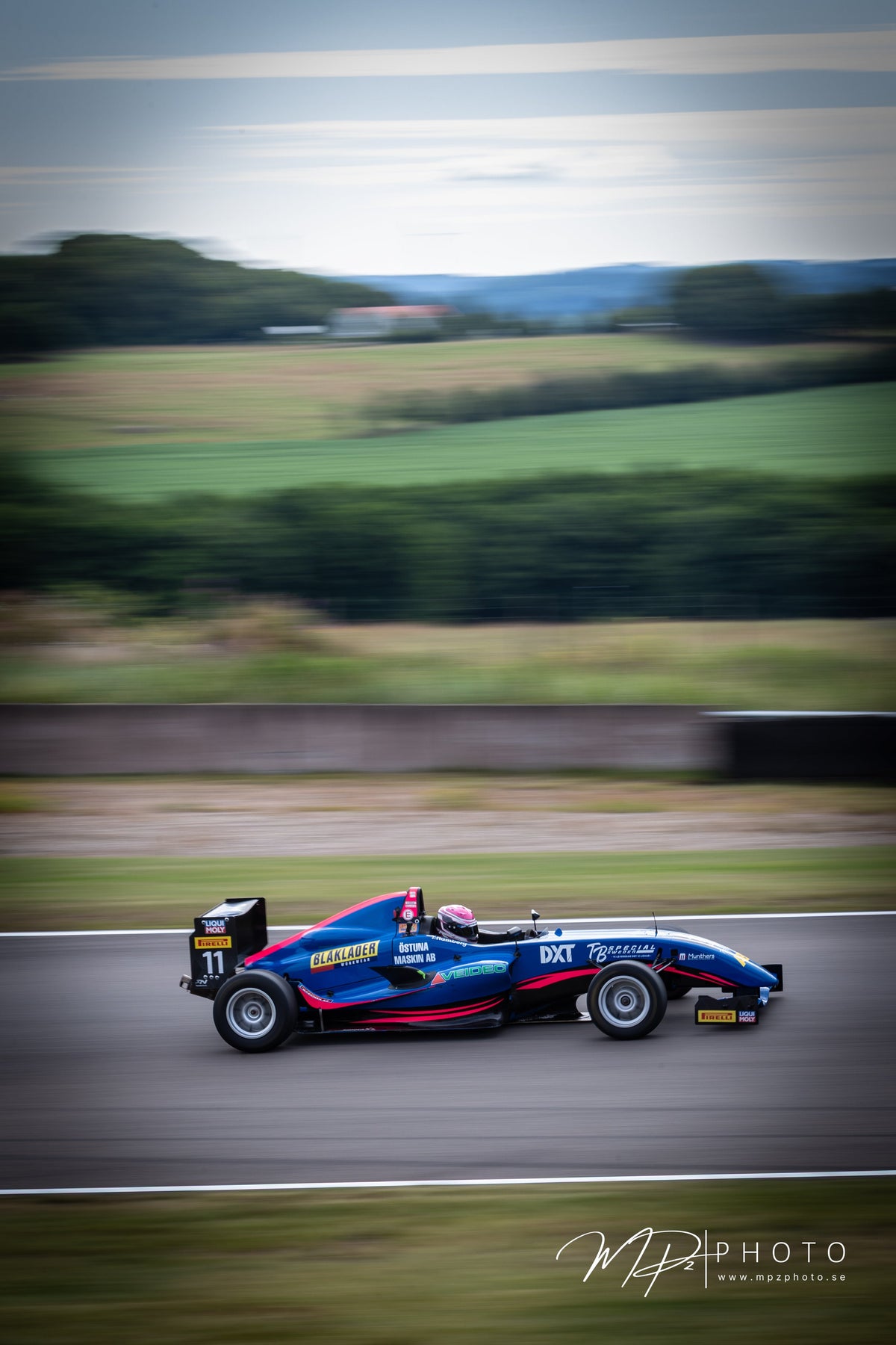Thindra Ramberg #11 – Västkustloppet 2026 (Falkenbergs motorbana). Foto: MPzPhoto.