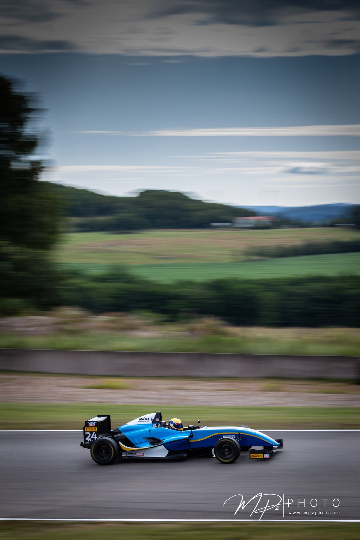 Celina Hessman #24 – Västkustloppet 2026 (Falkenbergs motorbana). Foto: MPzPhoto.