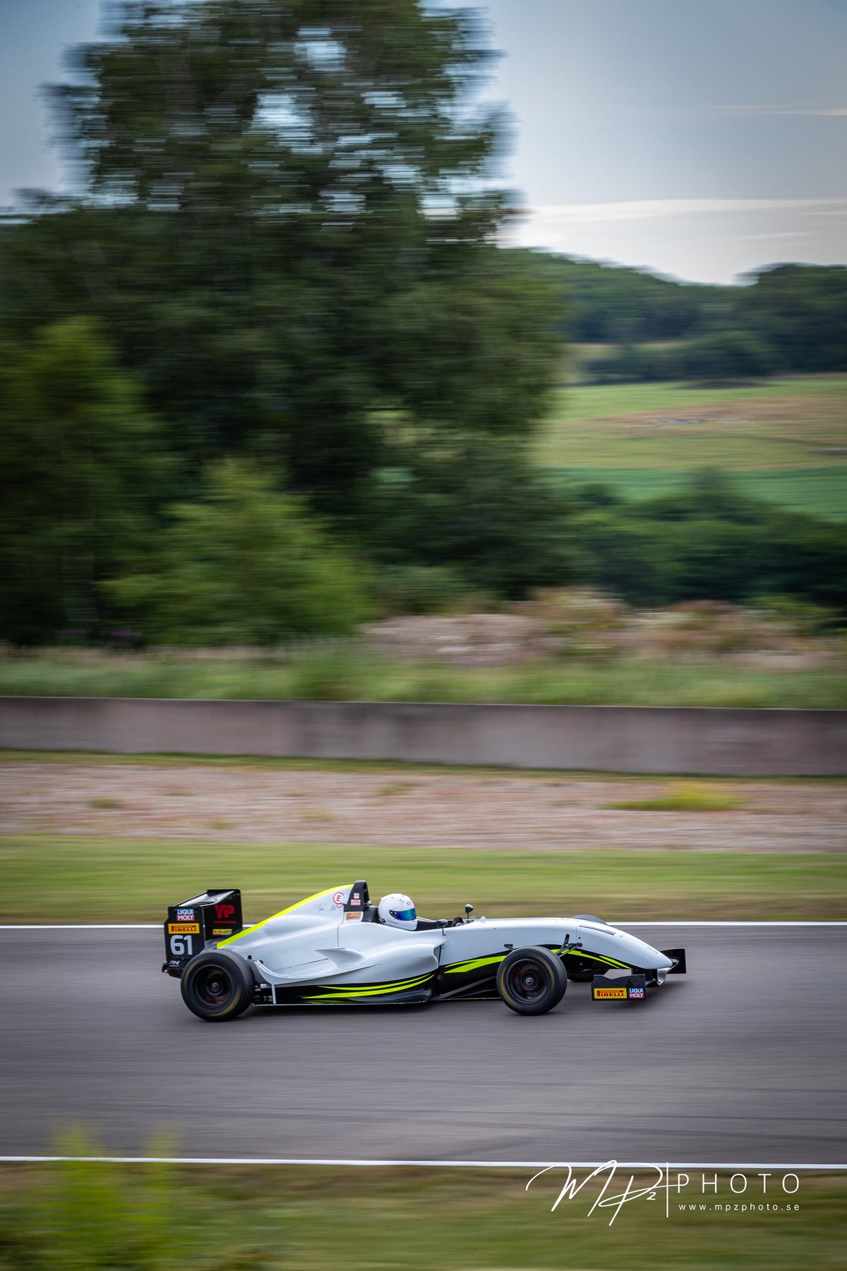 Robin Hafström #61 – Västkustloppet 2026 (Falkenbergs motorbana). Foto: MPzPhoto.