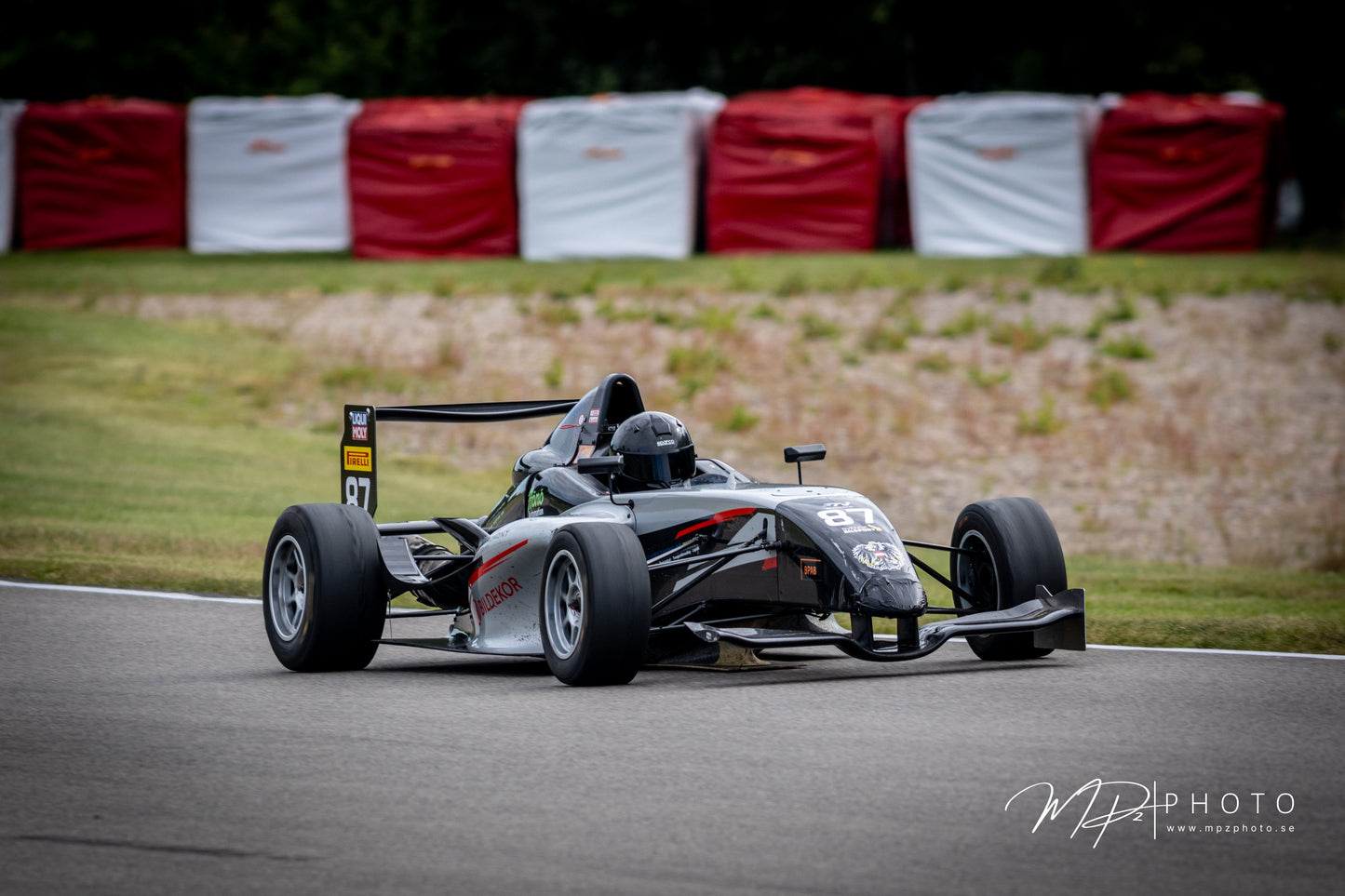 Andreas Aichhorn #87 – Västkustloppet 2026 (Falkenbergs motorbana). Foto: MPzPhoto.