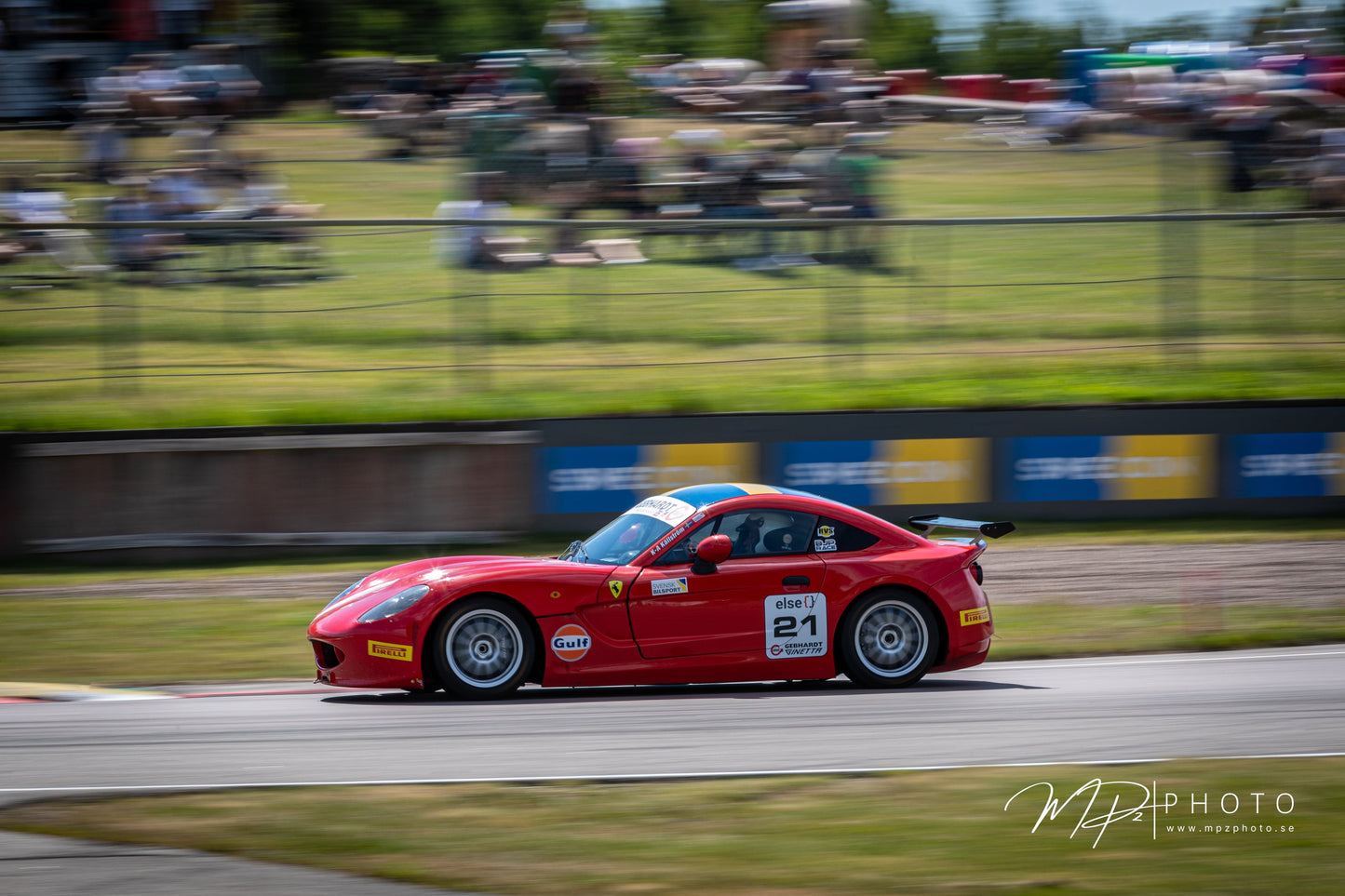 Karl-Arne Källström #21 – Västkustloppet 2026 (Falkenbergs motorbana). Foto: MPzPhoto.