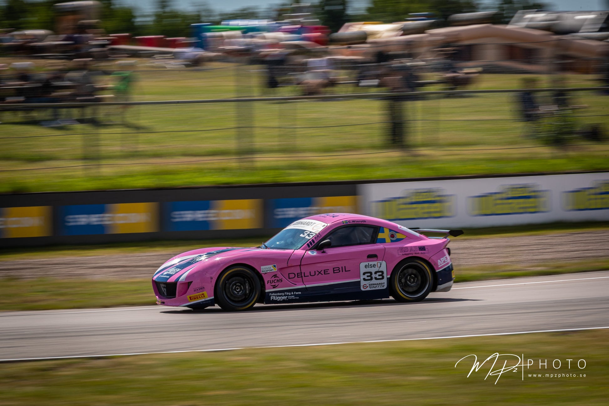 Christopher Winroth #33 – Västkustloppet 2026 (Falkenbergs motorbana). Foto: MPzPhoto.