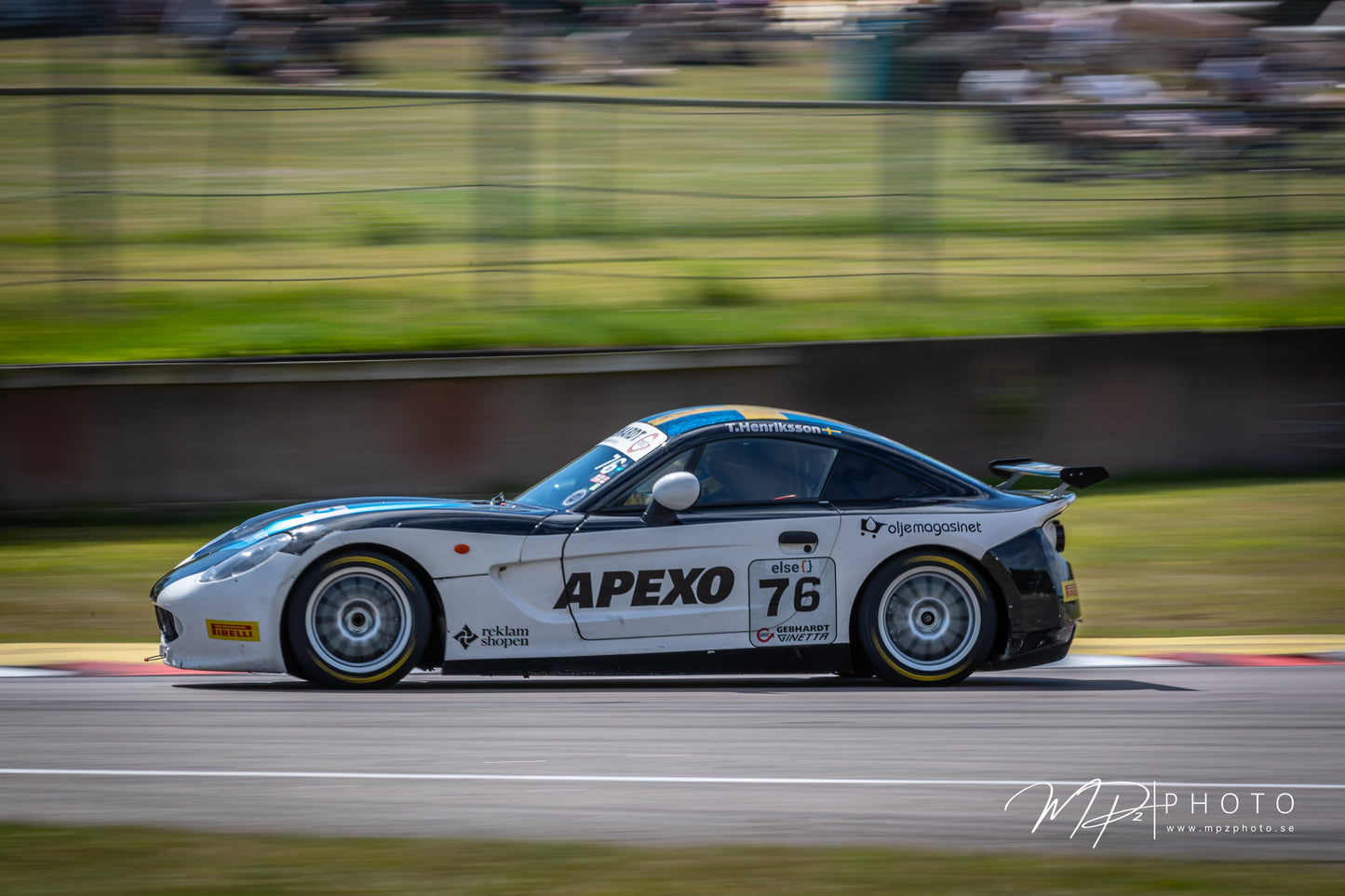 Thomas Henriksson #76 – Västkustloppet 2026 (Falkenbergs motorbana). Foto: MPzPhoto.