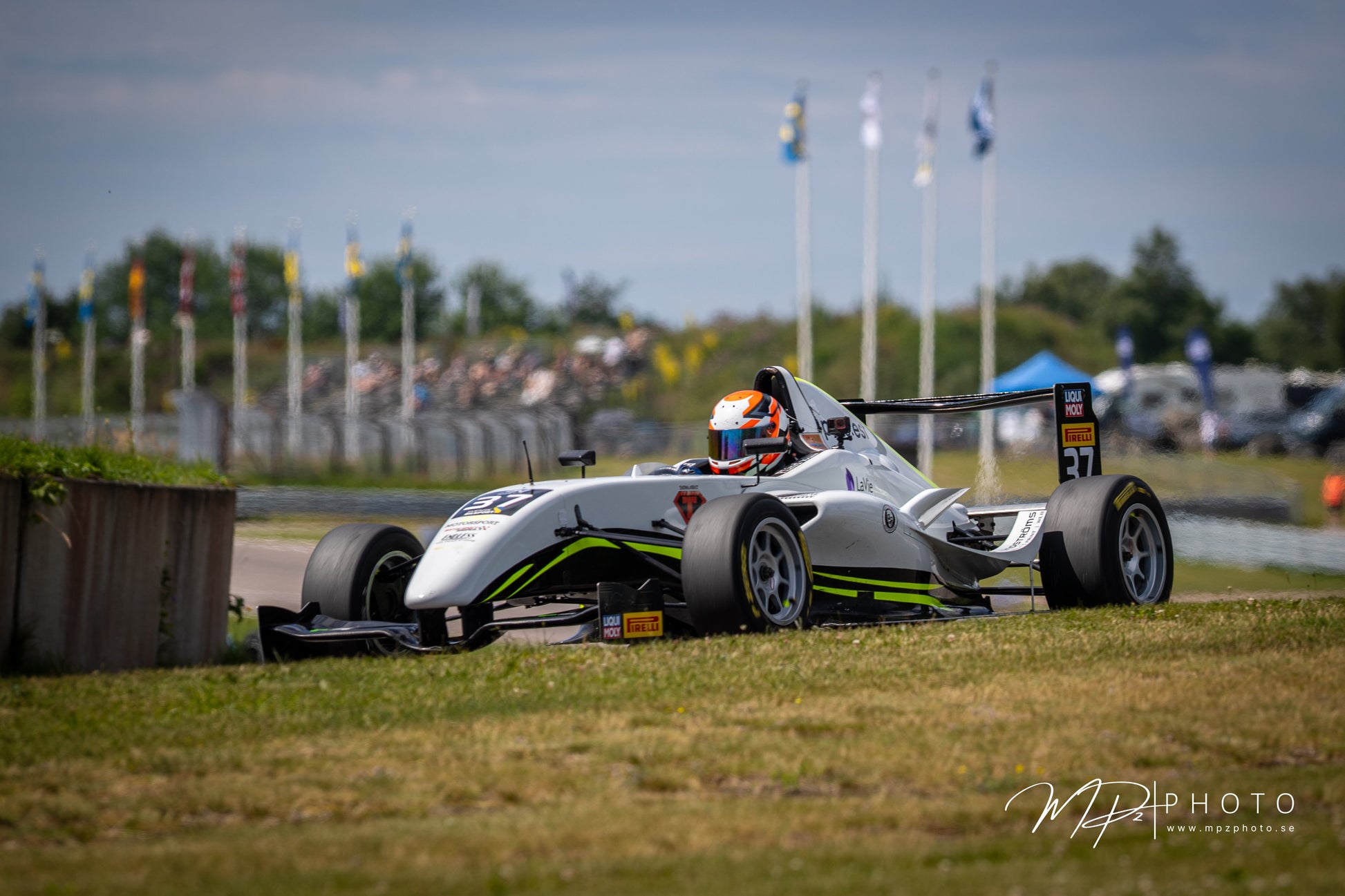 Fredrik Lindholm #37 – Västkustloppet 2026 (Falkenbergs motorbana). Foto: MPzPhoto.