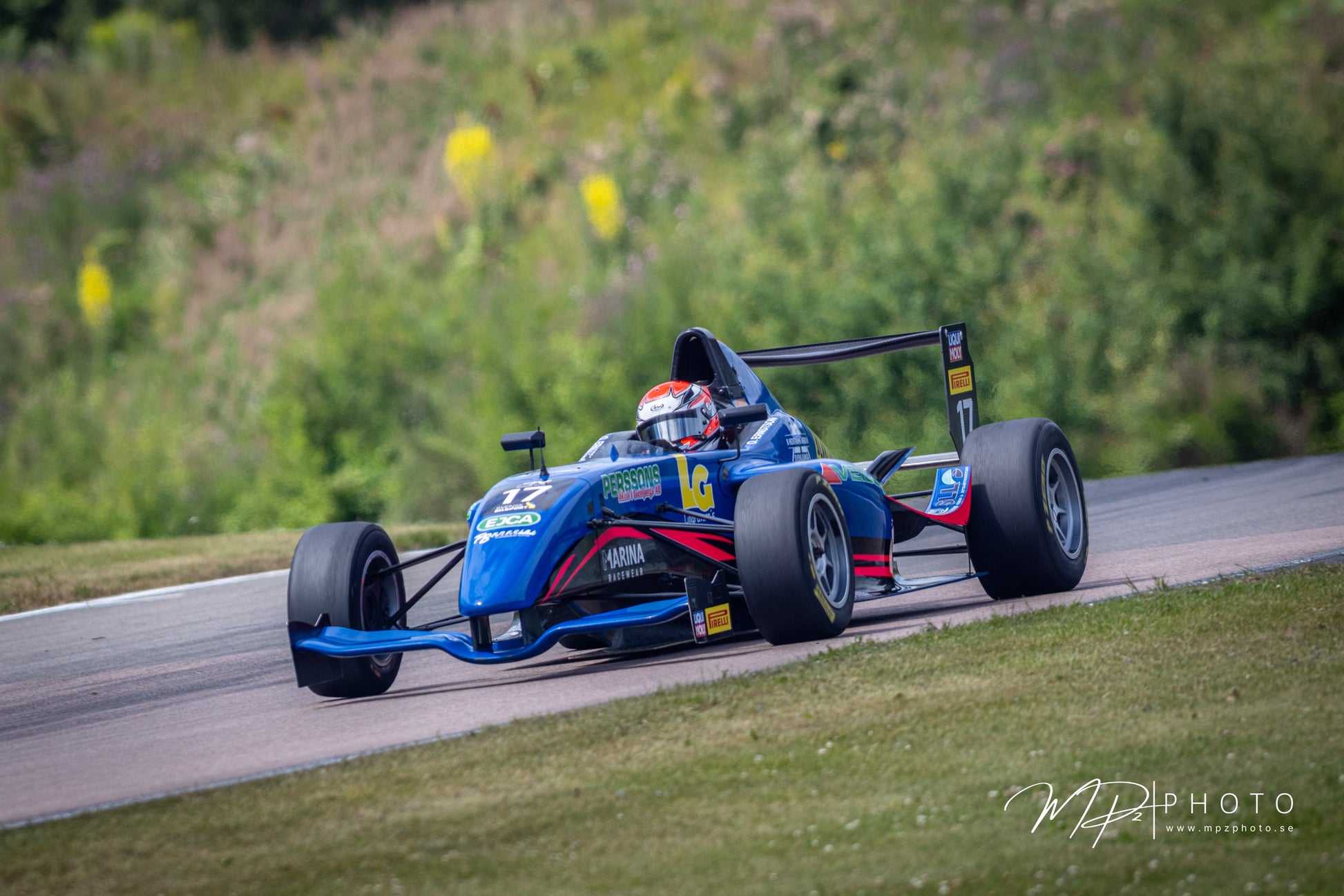 Olivia Ernstson #17 – Västkustloppet 2026 (Falkenbergs motorbana). Foto: MPzPhoto.