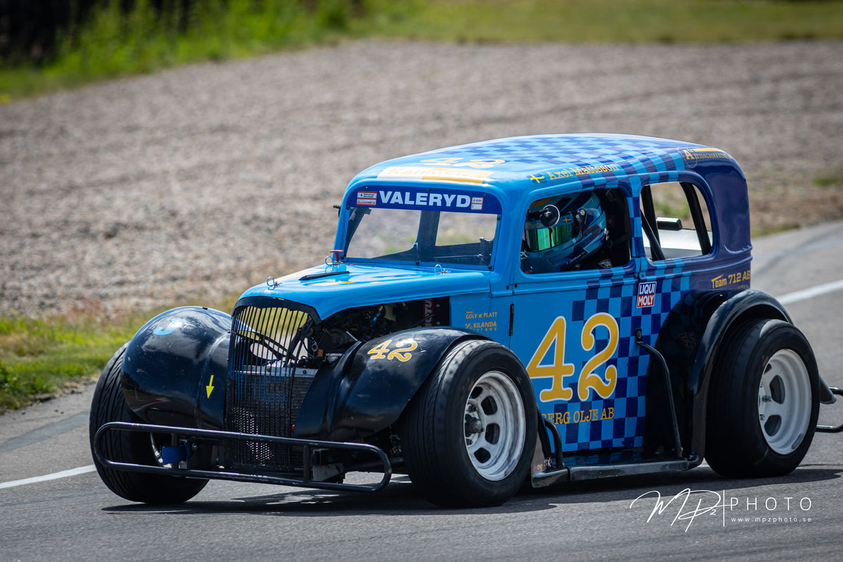 Axel Mattsson #42 – Västkustloppet 2026 (Falkenbergs motorbana). Foto: MPzPhoto.