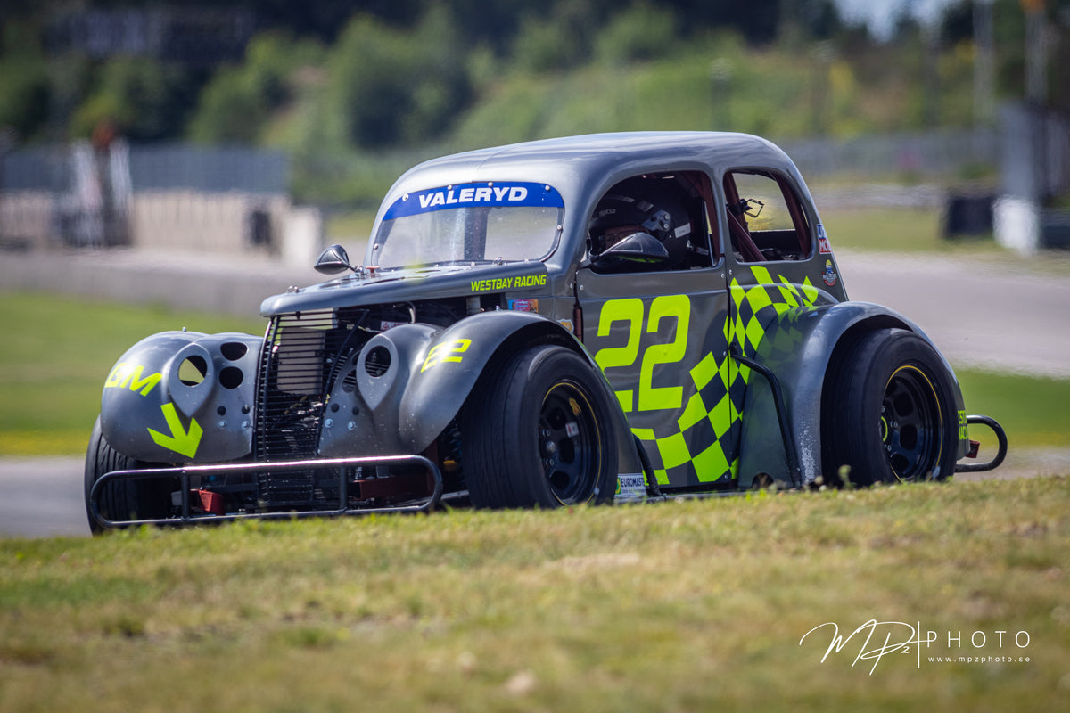 Tobias Harrisson #22 – Västkustloppet 2026 (Falkenbergs motorbana). Foto: MPzPhoto.