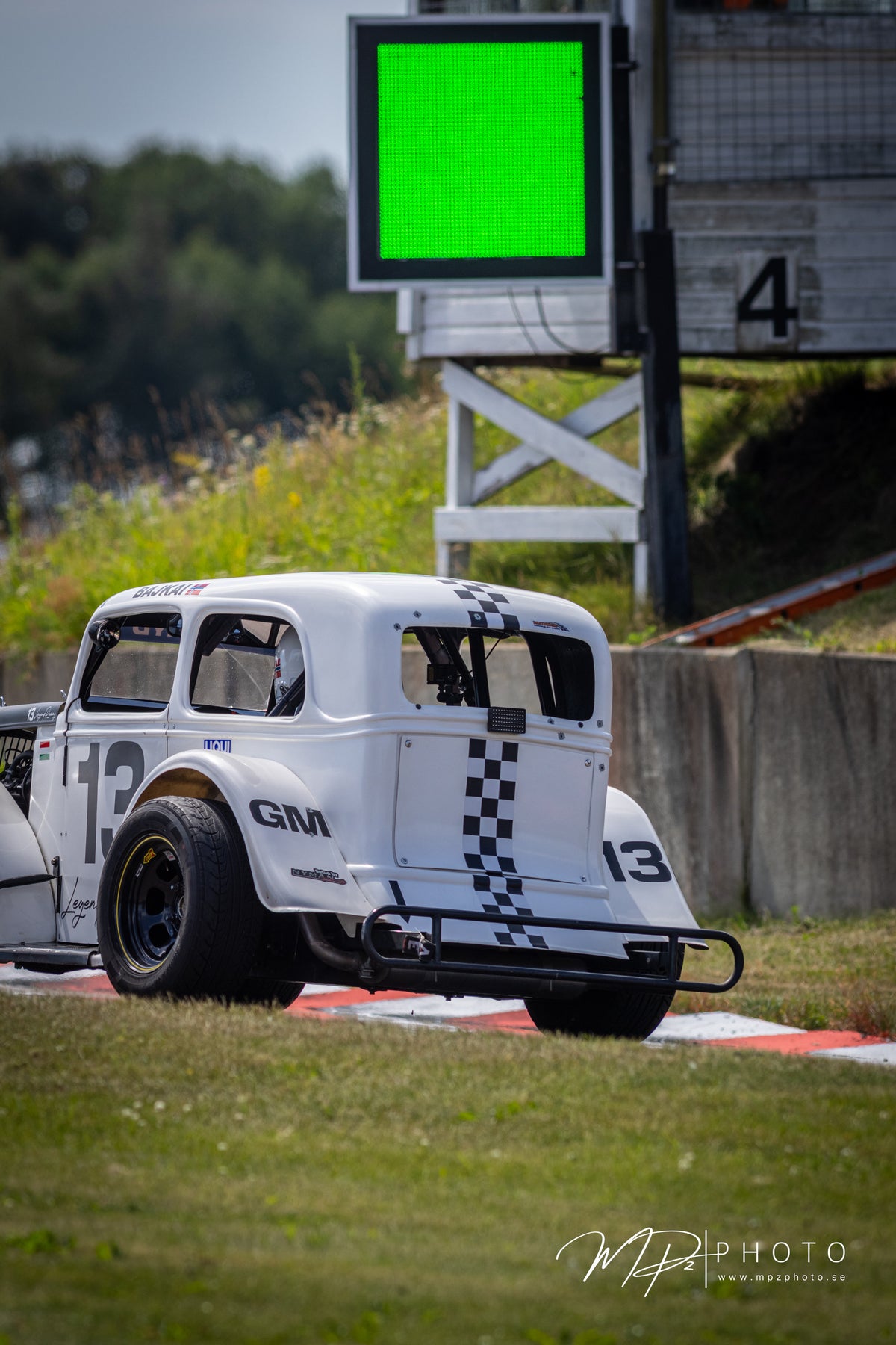 Björn Janos Bajkai #13 – Västkustloppet 2026 (Falkenbergs motorbana). Foto: MPzPhoto.