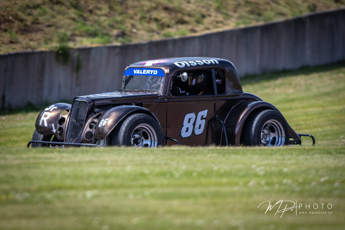 Robert Olsson #86 – Västkustloppet 2026 (Falkenbergs motorbana). Foto: MPzPhoto.
