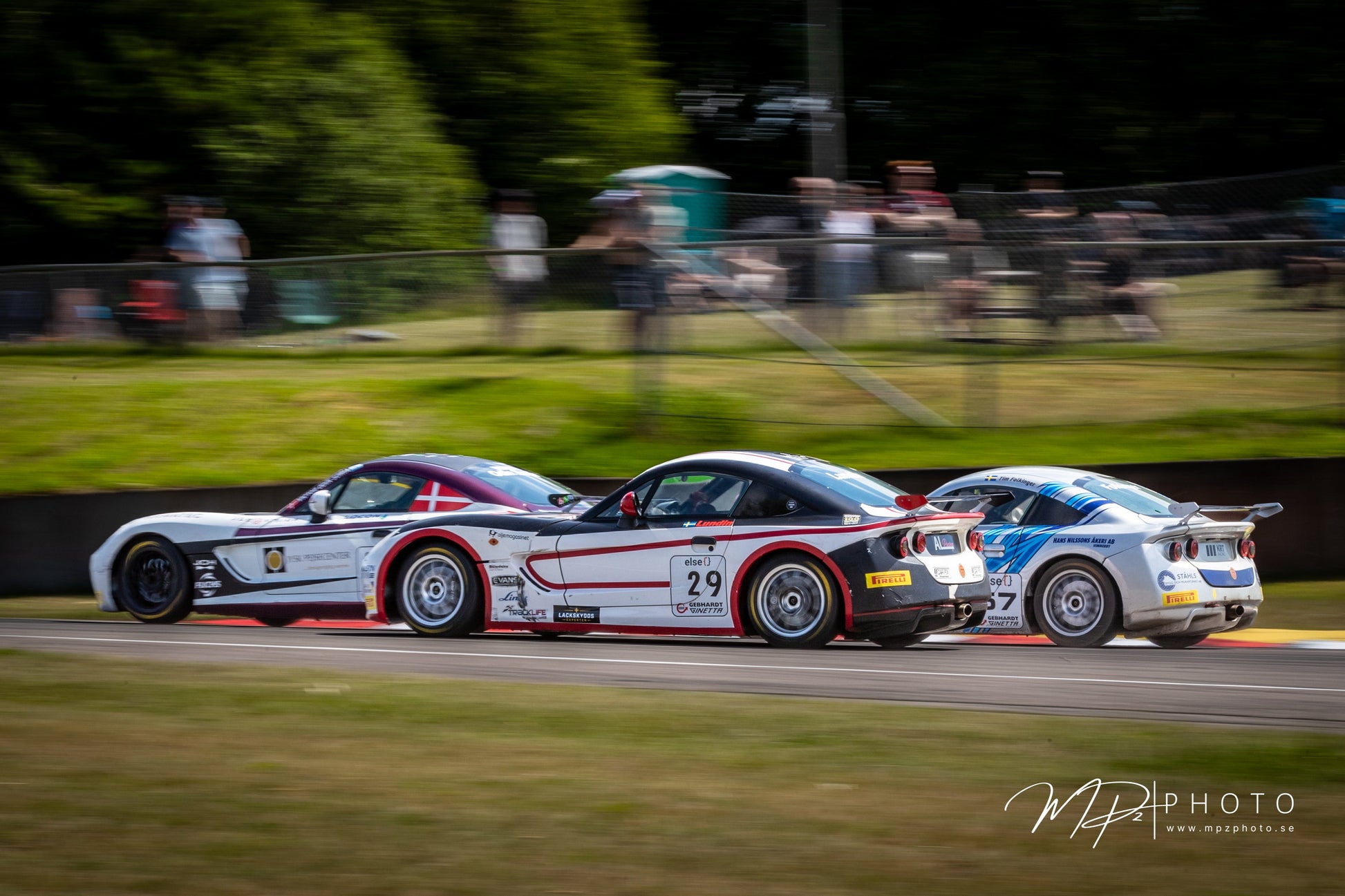 Andreas Lundin #29 & Tim Folkinger #57 – Västkustloppet 2026 (Falkenbergs motorbana). Foto: MPzPhoto.