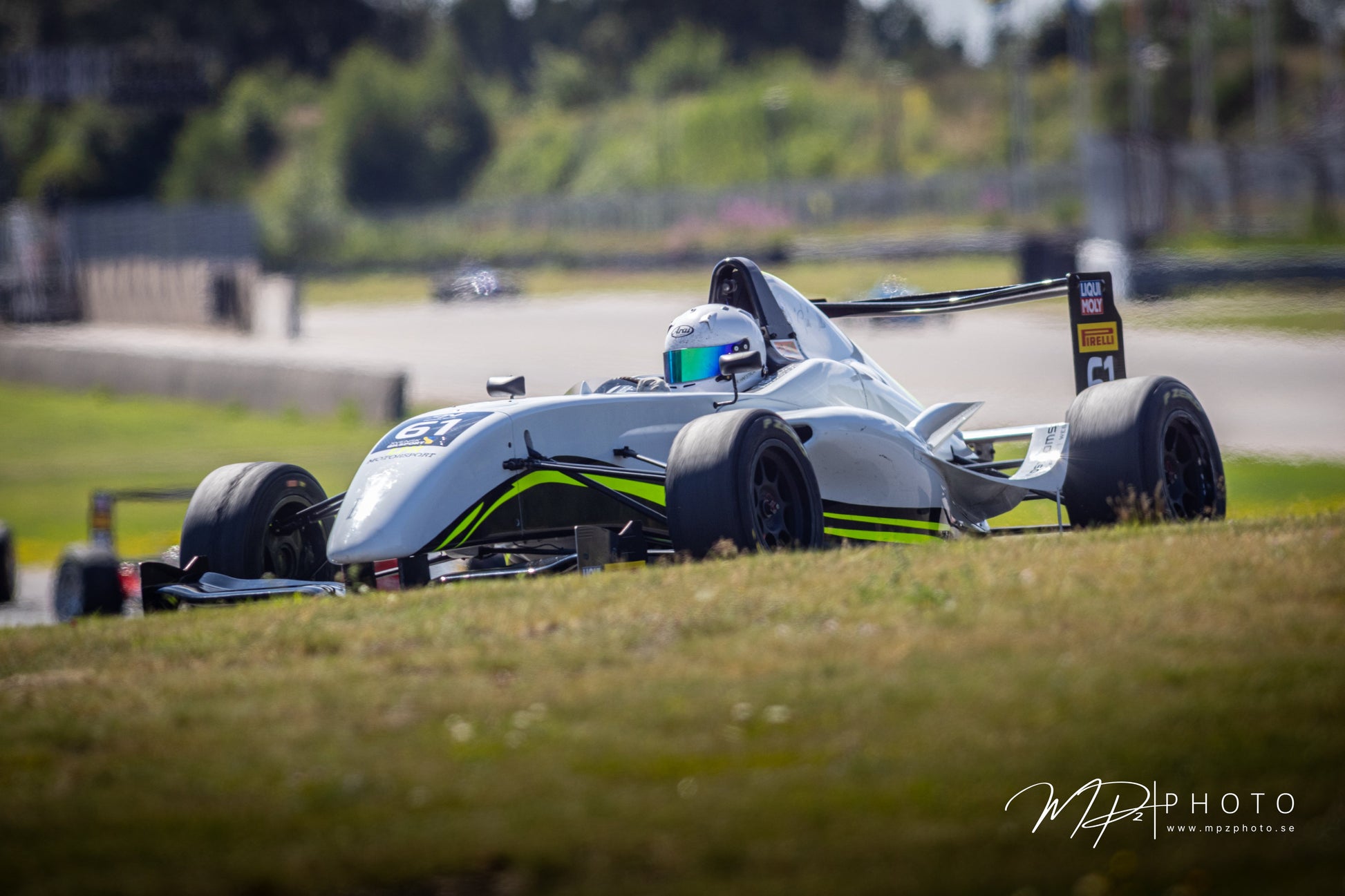 Robin Hafström #61 – Västkustloppet 2026 (Falkenbergs motorbana). Foto: MPzPhoto.