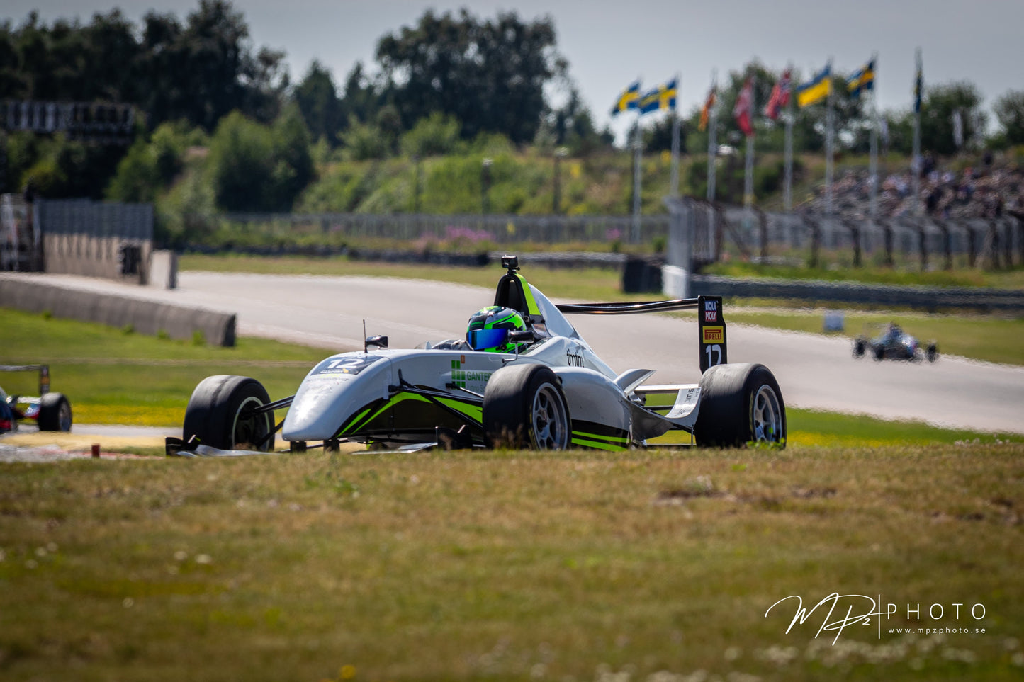 Tim Sköld #12 – Västkustloppet 2026 (Falkenbergs motorbana). Foto: MPzPhoto.