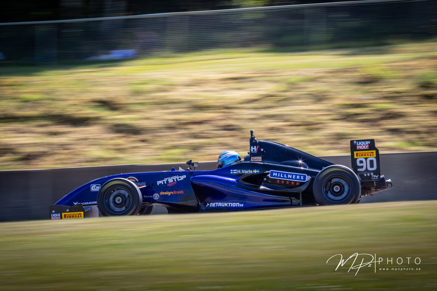 Hampus Varis #90 – Västkustloppet 2026 (Falkenbergs motorbana). Foto: MPzPhoto.