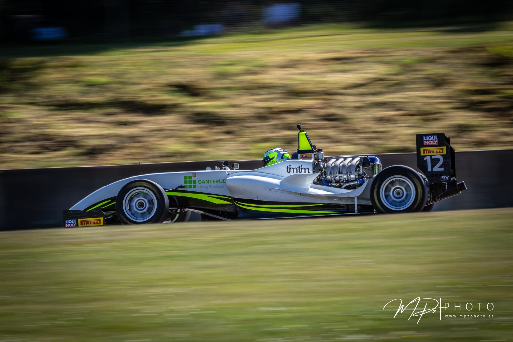 Tim Sköld #12 – Västkustloppet 2026 (Falkenbergs motorbana). Foto: MPzPhoto.